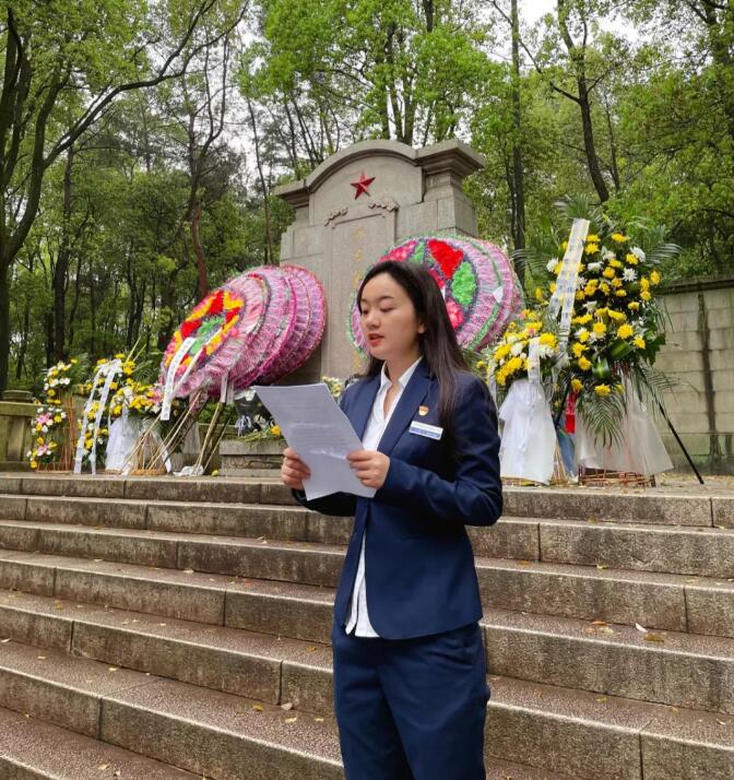 学习党史，致敬英雄---leyu体育开展清明节祭扫主题团日活动