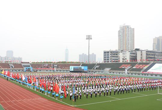 leyu体育师生代表队参加2019年南昌市第七届校园体育节