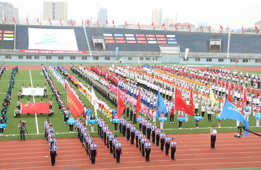 leyu体育师生代表队参加2019年南昌市第七届校园体育节